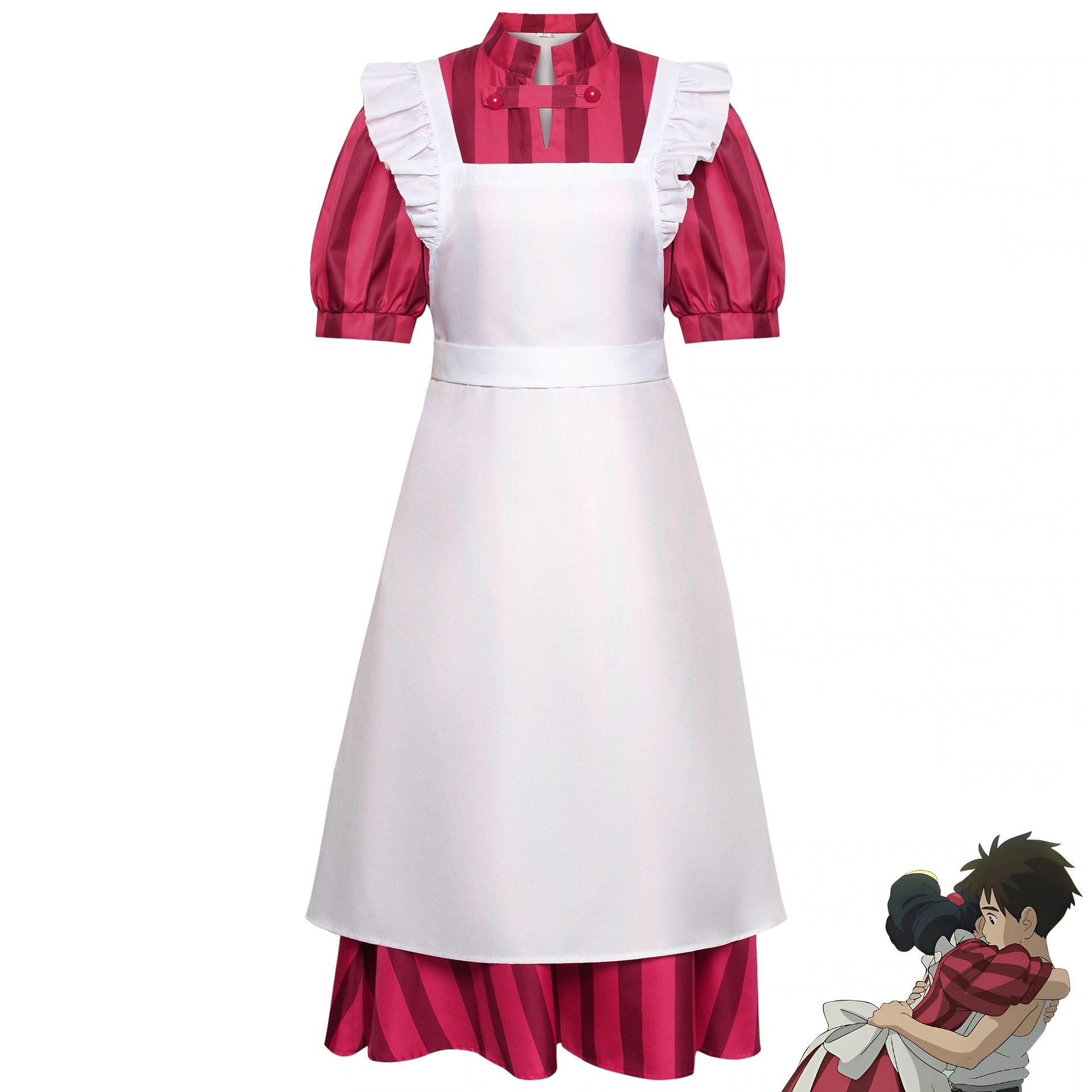【迅速な出荷】ハロウィーン服蒼鷺と少桐子エプロンワンピースコスプレ衣装衣装