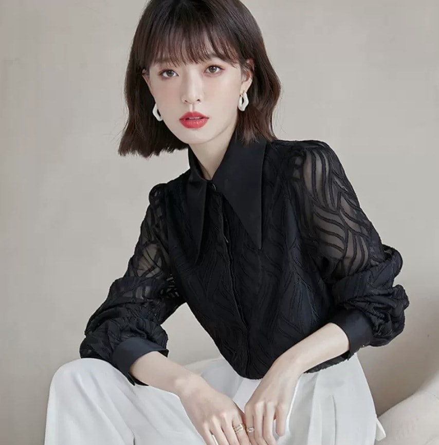 トップス デート シャツ ブラウス カットソー 袖あり 長袖 かわいい 大人可愛い きれいめ シンプル カジュアル 大人 上品 おしゃれ お洒落 かっこいい レトロ 大人女子 こなれ感 キュート