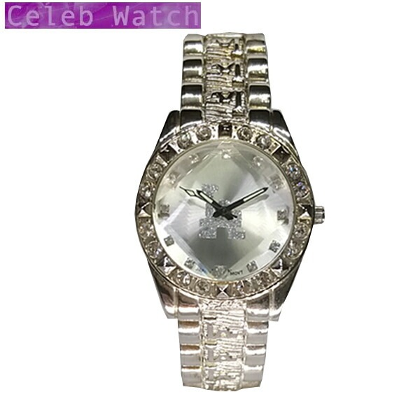 GENEVA LA 腕時計 ジルコニア カスタム ウォッチ シルバーカラー ホワイト メンズ 時計 ラグジュアリー スタイル ブランド ファッション セレブ ウォッチ メンズウォッチ セレカジ レディ