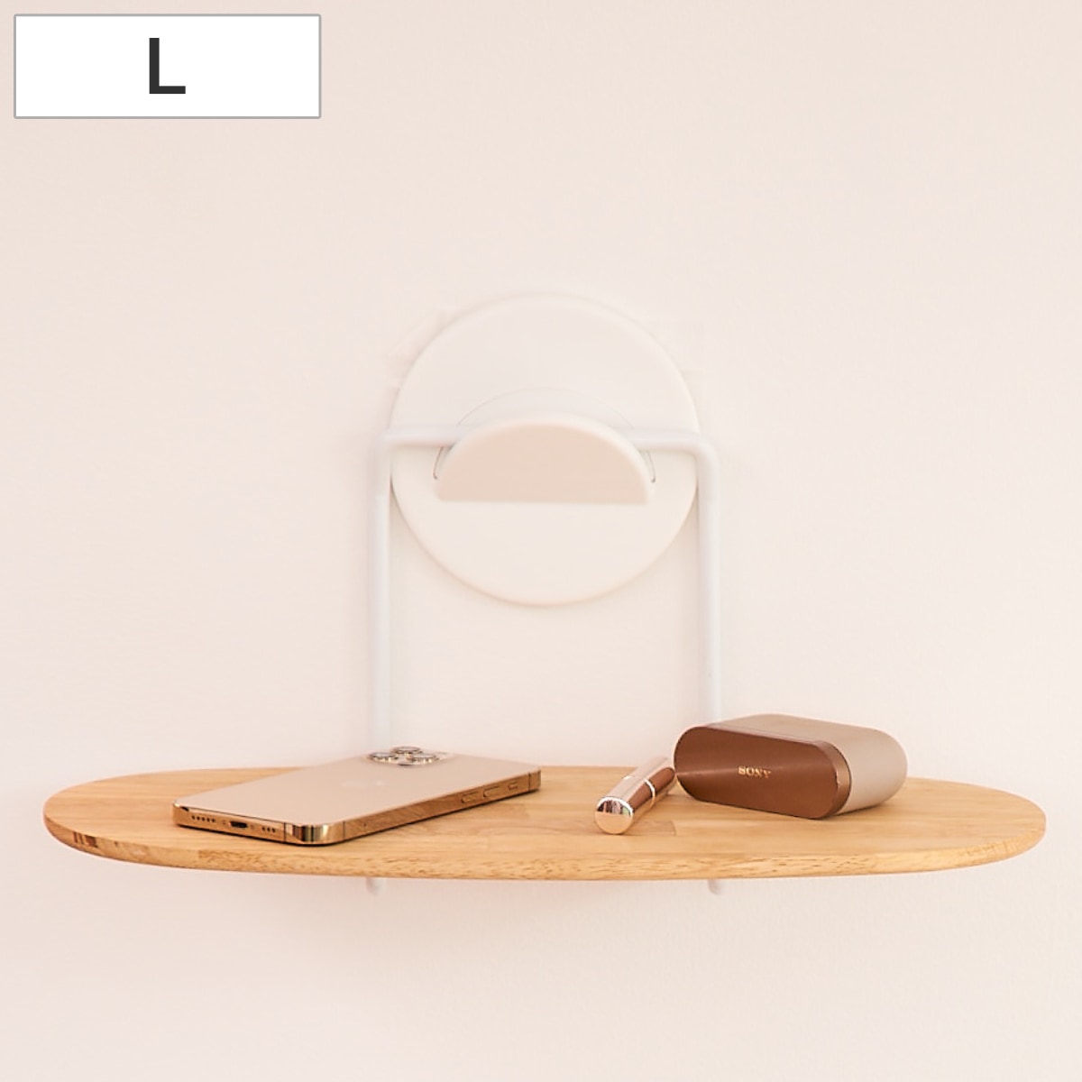 棚 壁掛け Pitfit ハングシェルフ L 幅37x奥行26x高さ17.4cm ウォールシェルフ ラック 壁 壁面 収納 飾り棚 ディスプレイラック ウォールラック 収納ラック 小物収納