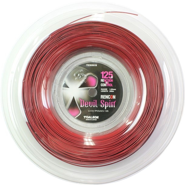 トアルソン TOALSON デビルスピン125 240M テニス硬式 ガット (7352512r)