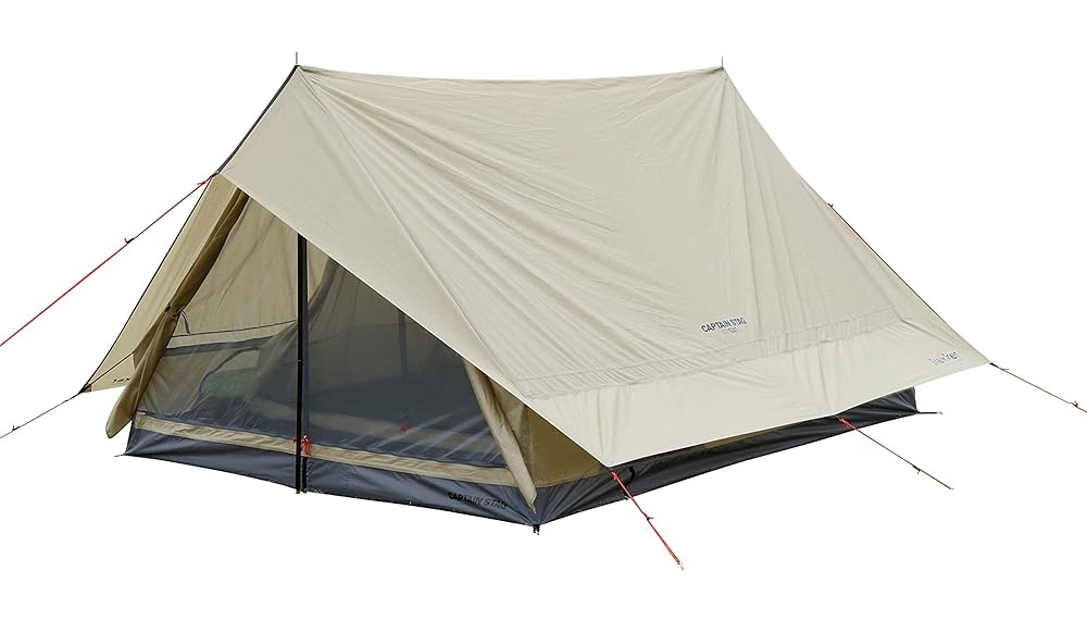 【在庫SALE対象品！】キャプテンスタッグ テント 3~4人用 UVカット メッシュ窓 耐水圧 UA-67北海道沖縄発送不可
