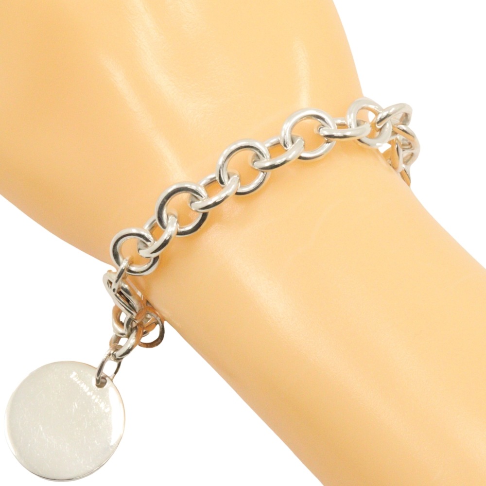 リターントゥティファニー オーバルタグ ブレスレット シルバー925 約34.8g レディース 中古品 A-ランク