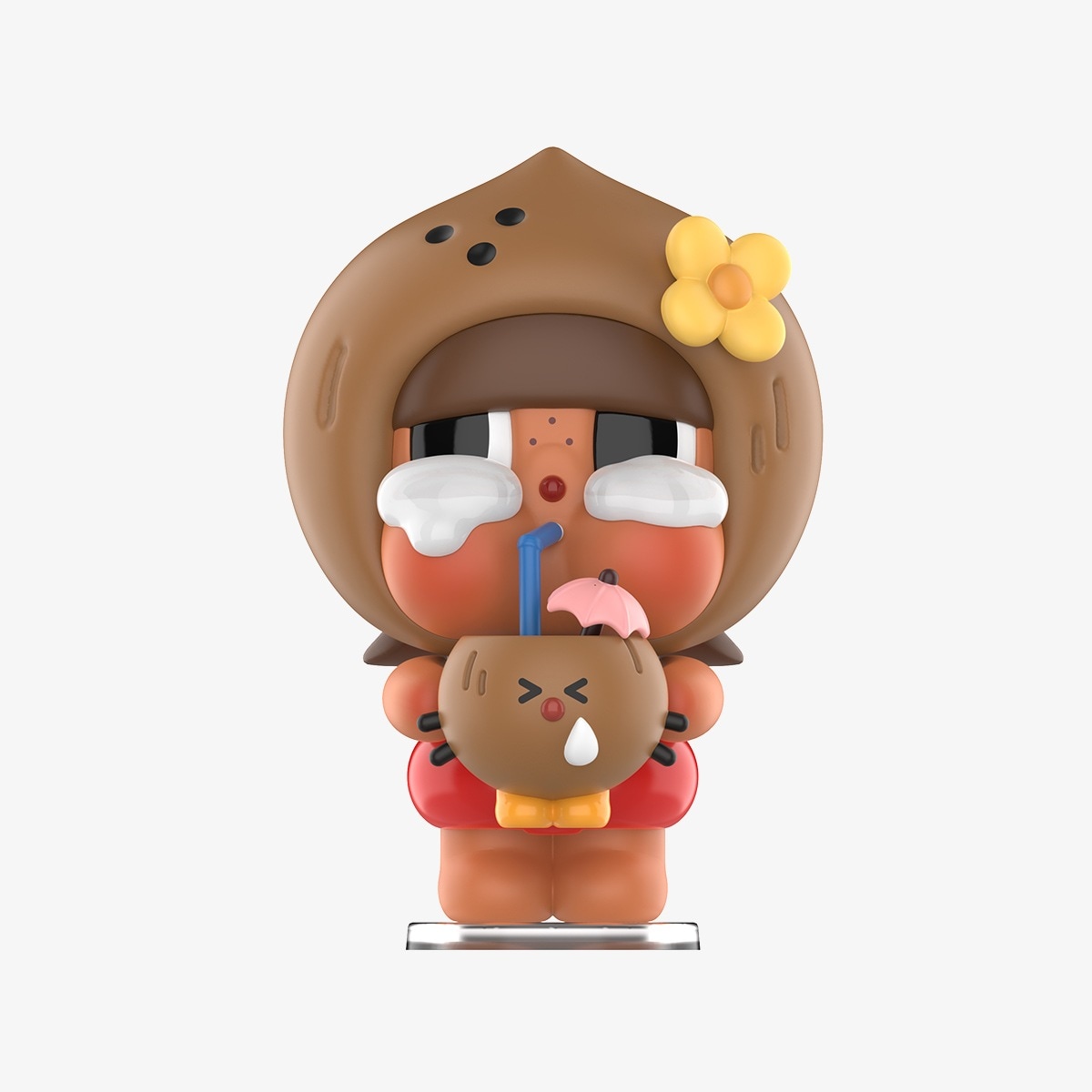公式正規品POP MART Crybaby Coconut フィギュア ブラウン ガールズ シリーズ ガチャポン ブラインドボックス フィギュアモデル サプライズギフト