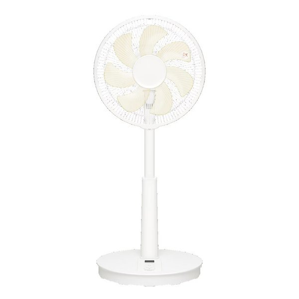 リビング扇 1/fゆらぎ/7枚羽根/切タイマー搭載/チャイルドロック機能搭載/ホワイト F-C324D-W