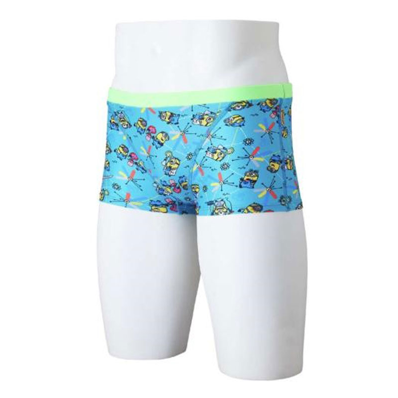 競泳練習用 ミニオン ショートスパッツ スイム 競泳水着 エクサースーツ 長持ちタイプ (N2MBB595)