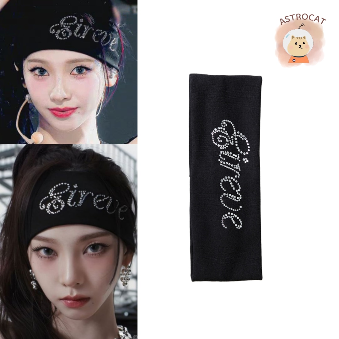 【aespa カリナ着用 アイドル着用 KARINA着用】Lettering Hairband