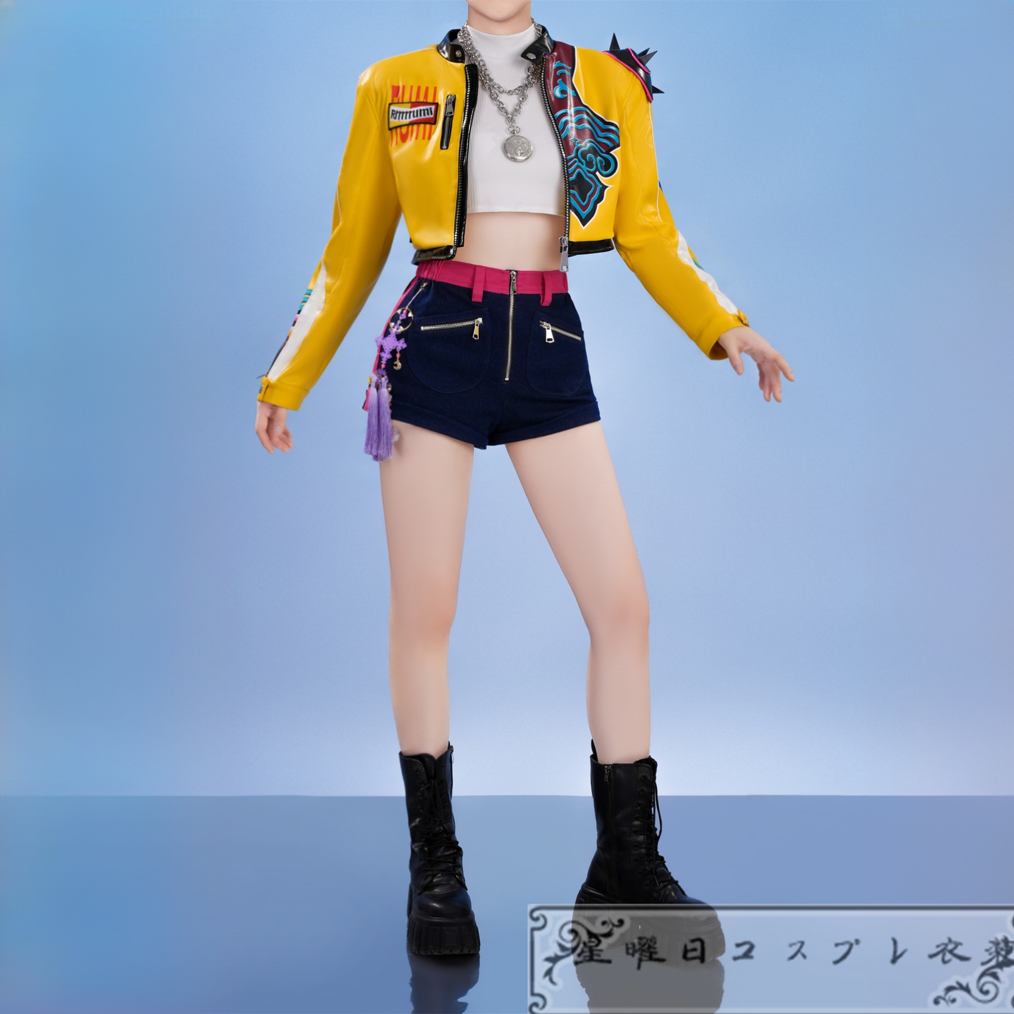 【期間限定】KPOPガールズ! デーモン・ハンターズ Kpop Demon Hunters Rumi ルミ コスプレ衣装 コスチューム品質良い 店舗お勧め