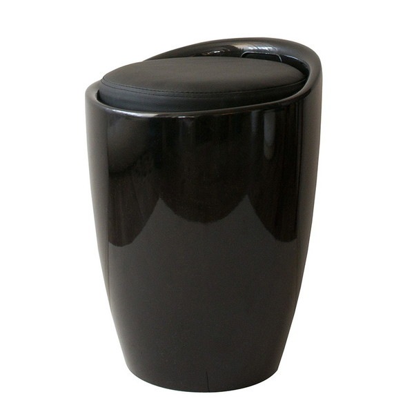 宮武製作所 CH-K100 収納スツール ブラック メーカー直送