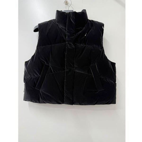 女性ネージュルーズフィットダウンベスト QQ422ODVO3 BLK