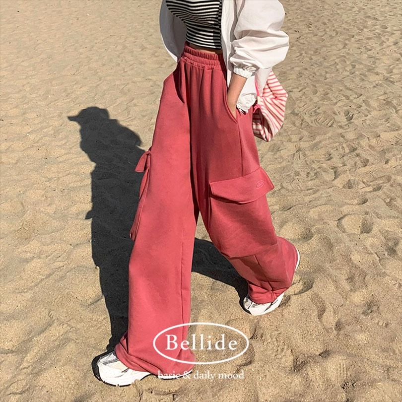 韓国の女性ファッション/ [MADE] アテンションツーウェイカーゴパンツ pt1326