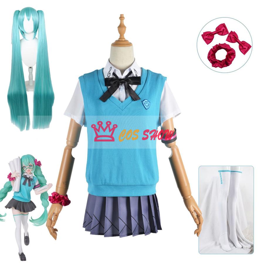 2025新品販売 初音ミク コスプレ衣装 16th Anniversary JK制服 cosplay仮装 ウィッグ能 イベント ステージ服 日常服 ハロウィン クリスマス