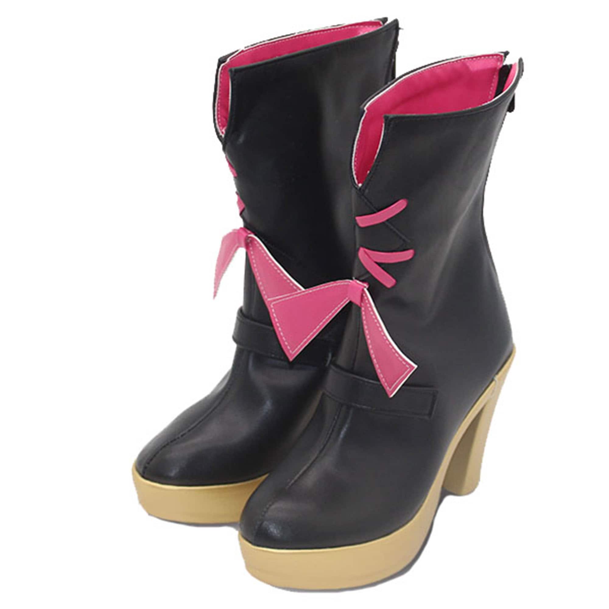 煙緋 エンヒ 同人 原神 げんしん Genshin コスプレ 靴 ブーツ コスプレ靴 コスプレブーツ カスタマイズ可能903402