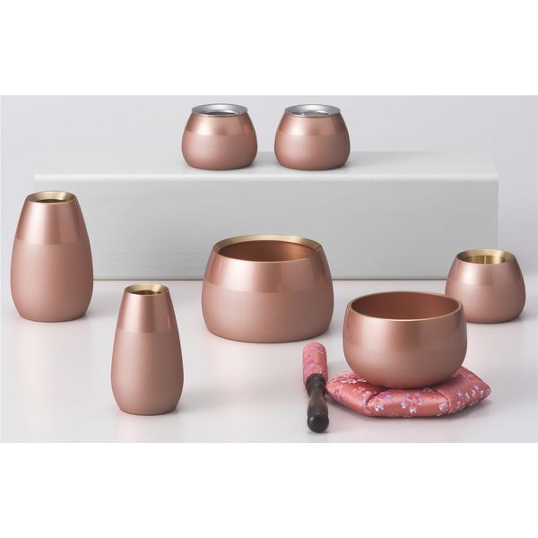 コクーン 2.5寸(小) 7点セット ピンクゴールド