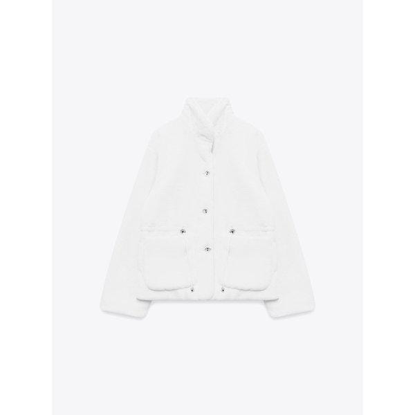 ミディハイネックファー ジャケット(MAFDJK16NIV)