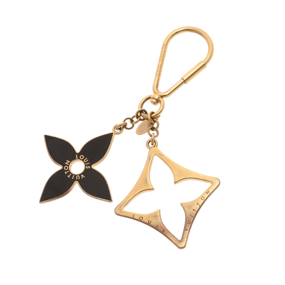 ポルトクレ パズル バッグチャーム ゴールド M65218 レディース GP キーホルダー Bランク 中古 銀蔵