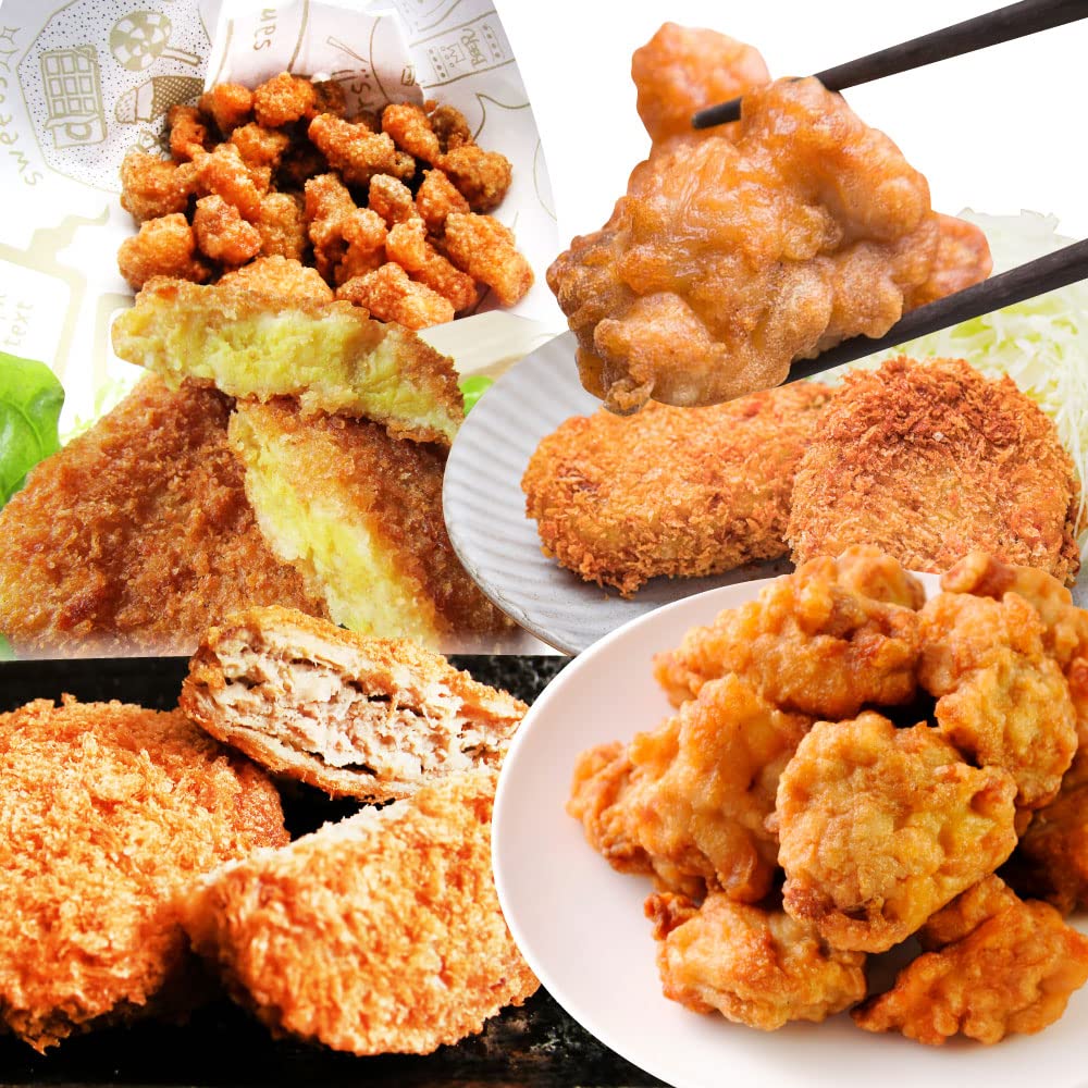 しゃぶまる レンジで簡単お惣菜 贅沢5種 メガ盛り揚げ福袋