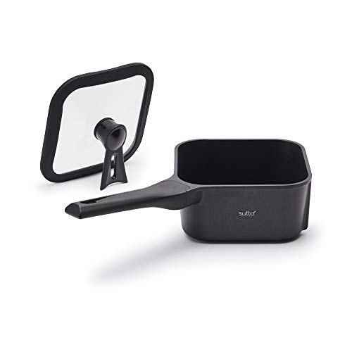 四角いフライパン sutto（スット） 16×8ｃｍ ブラック 深型 ドウシシャ