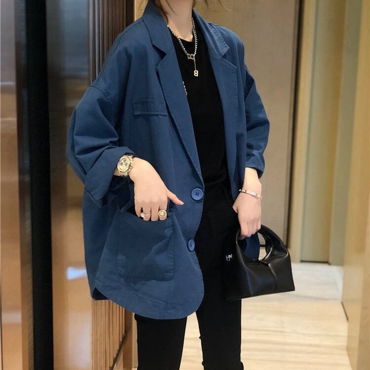 アウター ジャケット ブレザー 上着 スーツ ミドル丈 マニッシュ ハンサム ヴィンテージ風 袖あり 長袖 スリット シングルブレスト きれいめ カジュアル 大人 上品 おしゃれ レトロ lout03