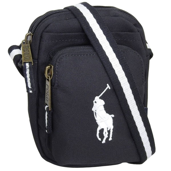 ラルフローレン バッグ メンズ レディース ショルダーバッグ ブラック 9AR011-G9O RALPH LAUREN