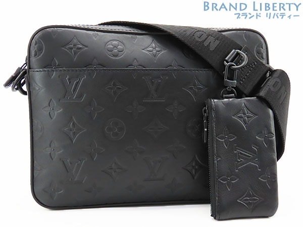 新品同様ルイヴィトンモノグラムシャドウデュオメッセンジャー2WAY斜め掛けショルダーバッグメッセンジャーバッグブラック 149,000円