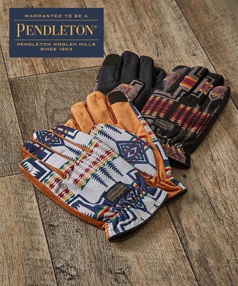手袋 ネイティブ柄コーデュロイ手袋 / PENDLETON ペンドルトン