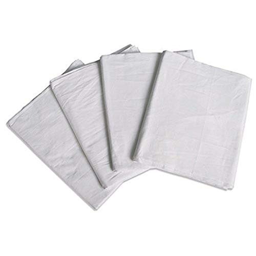 業務用 フラットシーツ (小分け売り) 【4点セット】 敷布団用 綿100% シングルサイズ ホワイ