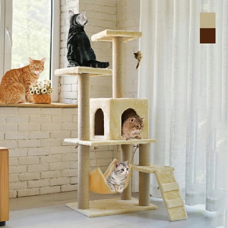 据え置きキャットタワー