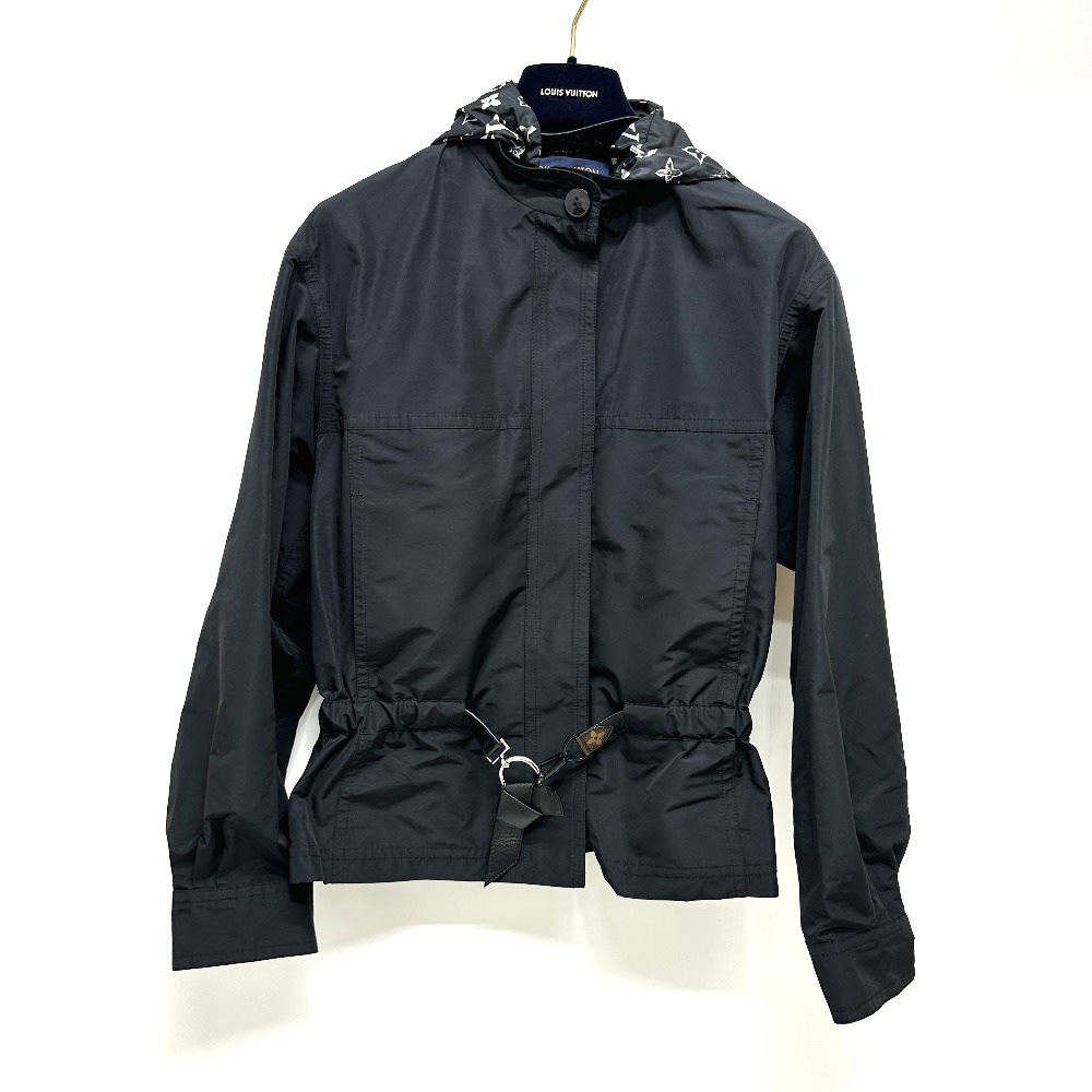 ブルゾン FIOW26FBP ショートフーデットパーカー アパレル アウター フード付き ナイロン ブラック