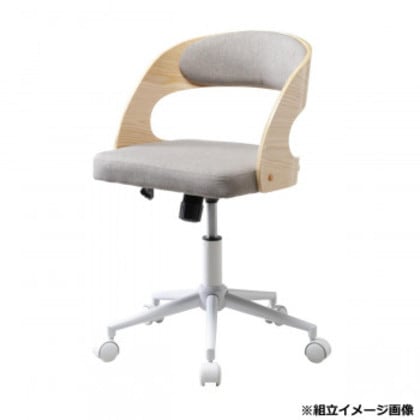 弘益(KOEKI) UTILITY ジェシー ホームチェア リモートワーク ナチュラル JESCNA
