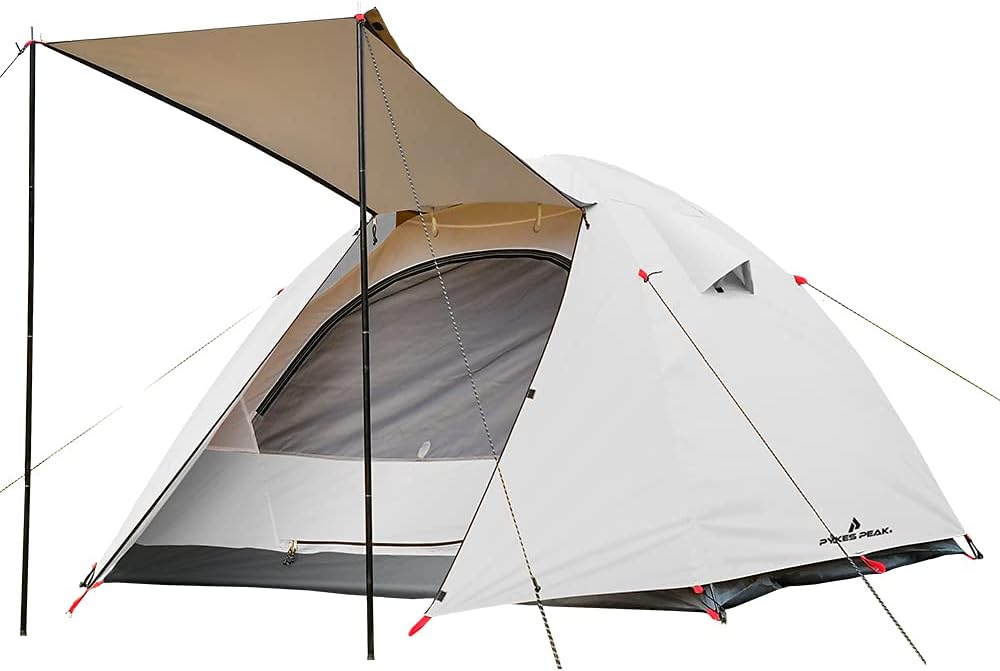 テント 2人用 3人用 前室付き 防水 インナーサイズ2m×2m キャンプ メッシュ窓 組立カンタン