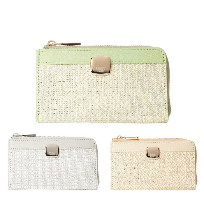 メール便 ミニ財布 カードケース レディース 牛革 ナチュラルビューティー