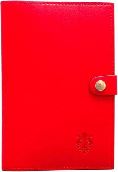 他サイト： お薬手帳カードケース イタリア製 カード8枚収納 スナップとめ 母子手帳ケース お薬手帳カバー 健康保険証 診察券 通院( イタリアンレッド)の商品画像