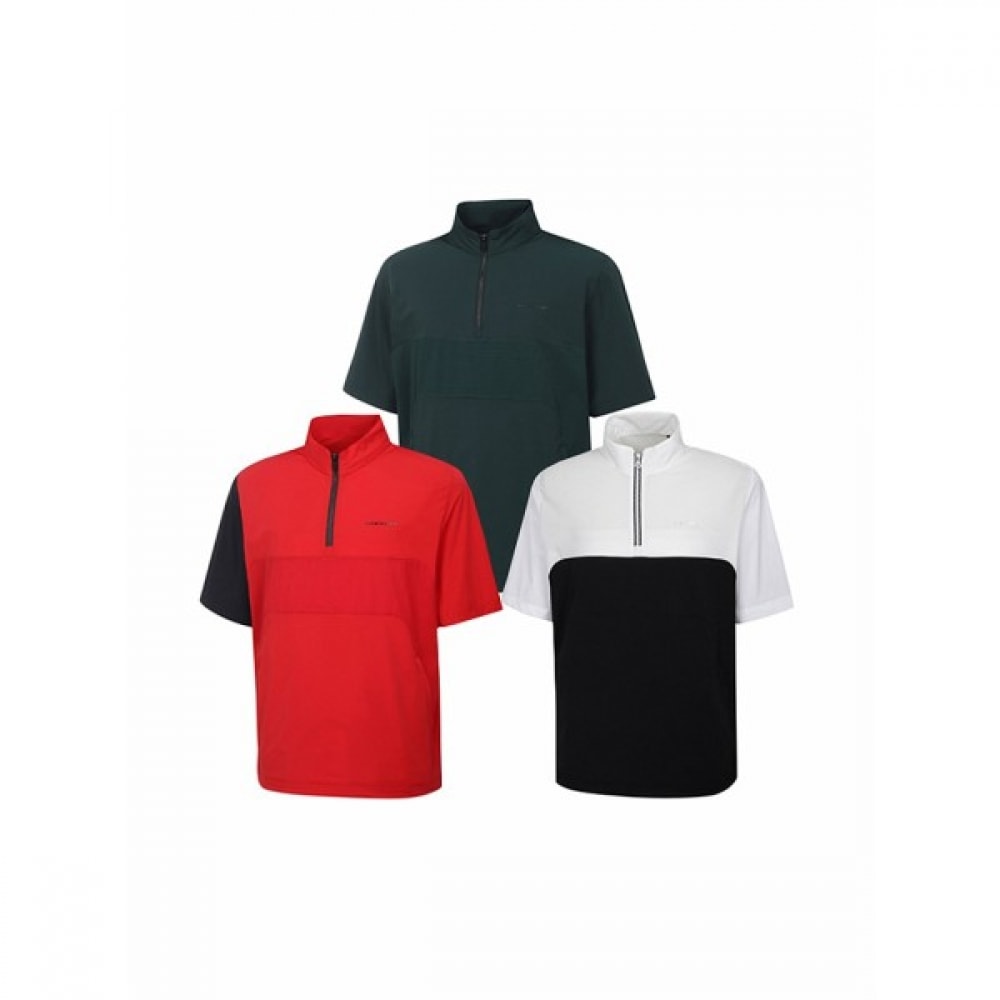 [ワイドアングル] メンズトップハーフスリーブライトアノラック M_WMM24131