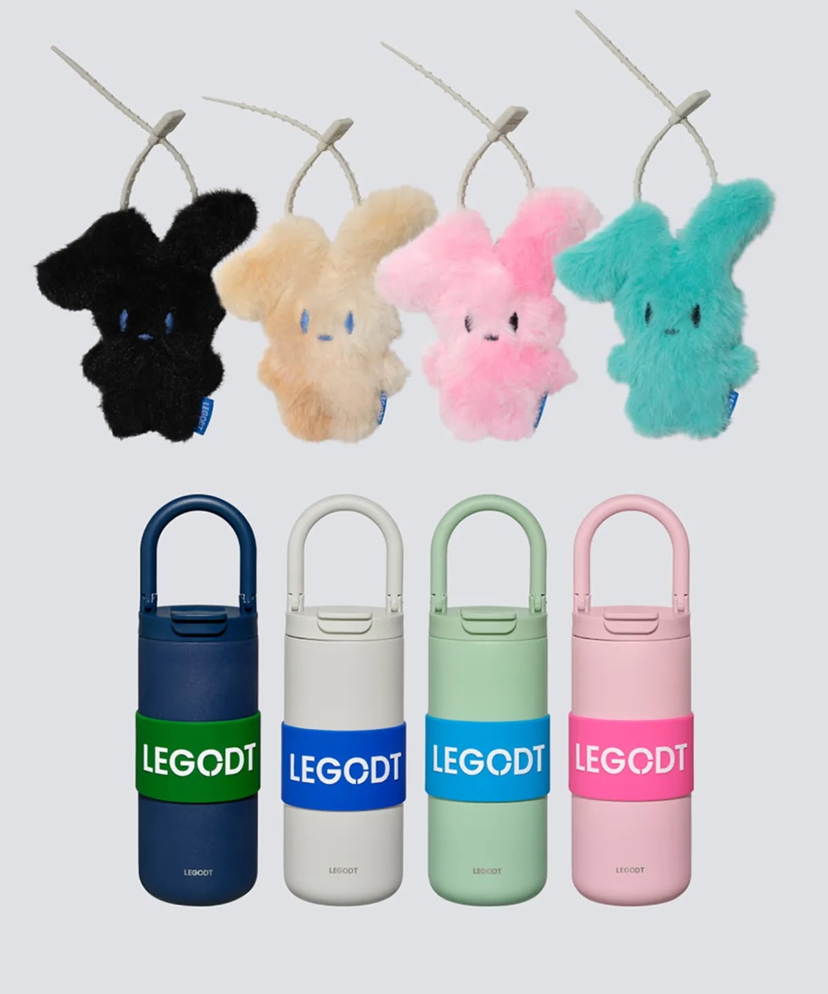 ループ タンブラー マルチ 600ml+キーリング (バニー)