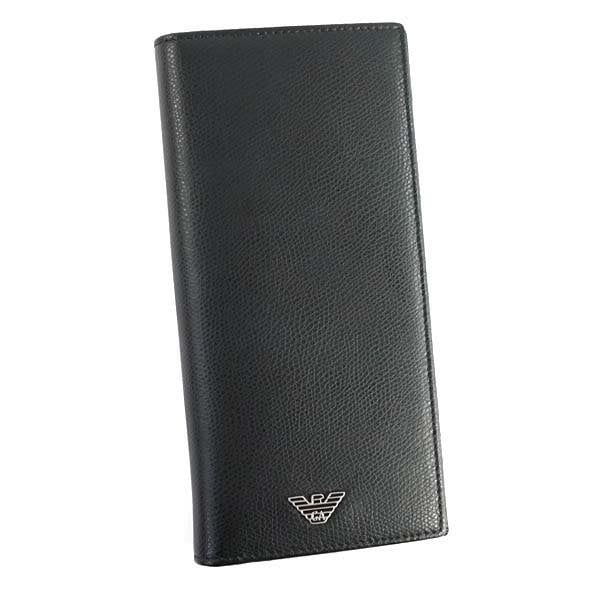エンポリオアルマーニ EMPORIO ARMANI / WALLET 長札入財布 #YEM474 YAQ2E 81072 BLACK新春初売り大特価中!
