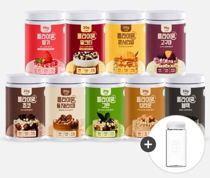 【韓国ダイエット食品】プロテイン シェイク 食事代用 ドリンク パウダータイプ 韓国健康食品 ボトル企画 630g（9種から選べる）