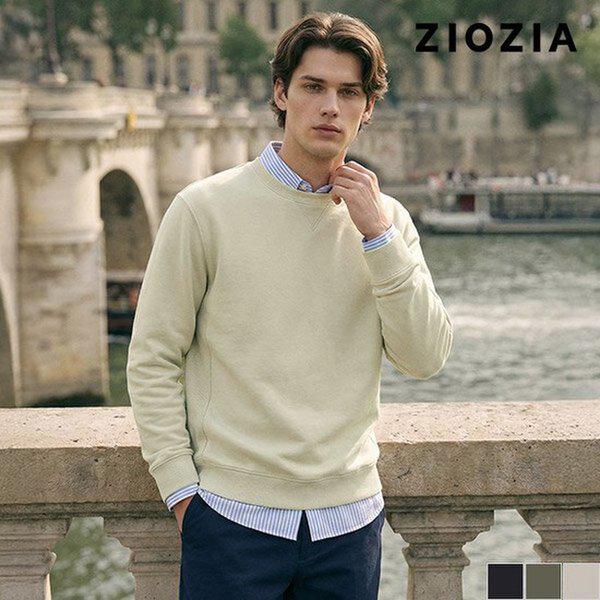 ベーシックソリッドマンツーマンTシャツ（ABE1TR1102）