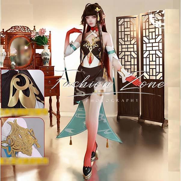 人気新作N0.1崩壊：スターレイル 霊砂 Lingsha コスプレ衣装 ウィッグ 靴 cosplay ハロウィン 演出服 変装