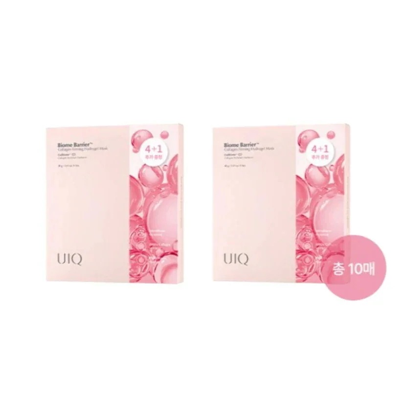 [25SS/New] バイオム バリア コラーゲン ファーミング ハイドロゲル 4D マスク 10枚 #低分子コラーゲン #光彩 #弾力 #保湿