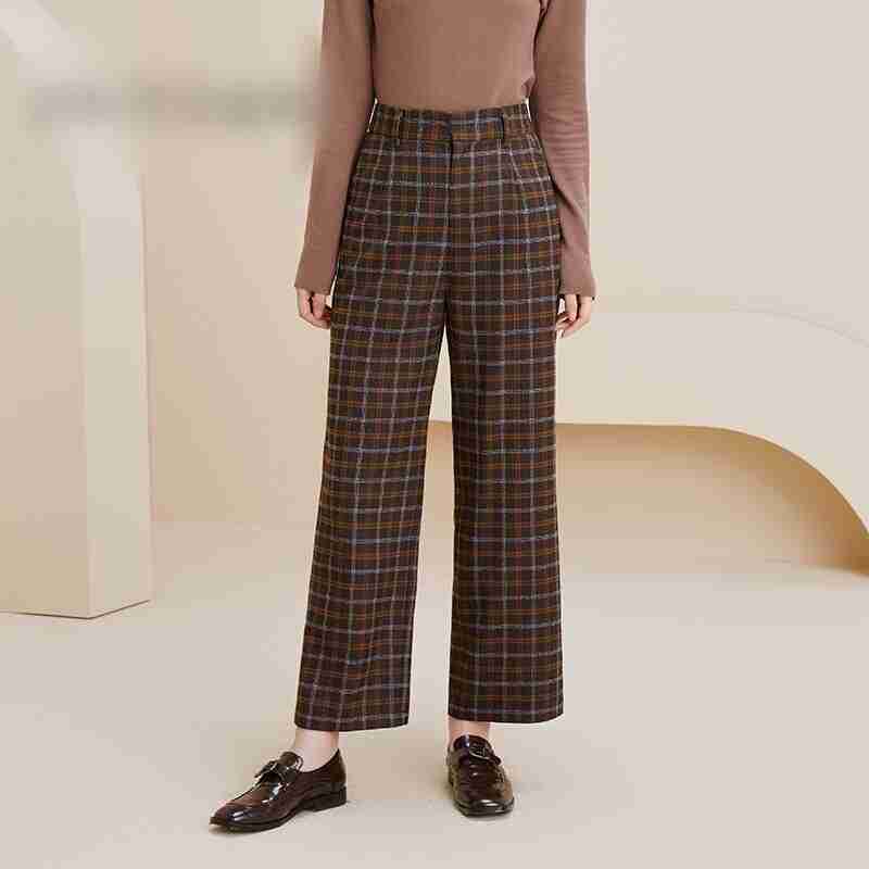 ボトムス パンツ クロップドパンツ 9分丈 アンクル丈 ストレート Iライン ベルト ウエストマーク ポケット 大人可愛い きれいめ シンプル カジュアル 大人 上品 おしゃれ かっこいい レトロ 大