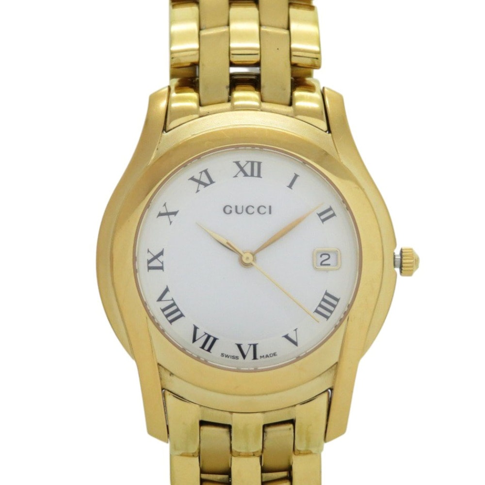 クオーツ Gクラス 5400M 腕時計 ステンレススチール ホワイト 1487【中古】 メンズ 24,048円