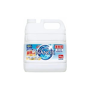 トップ ナノックス(NANX 業務用 大容量蛍光剤無配合 洗濯洗剤 液体 4kg つめかえ用大容量(4ｋｇ クリスタルソープ