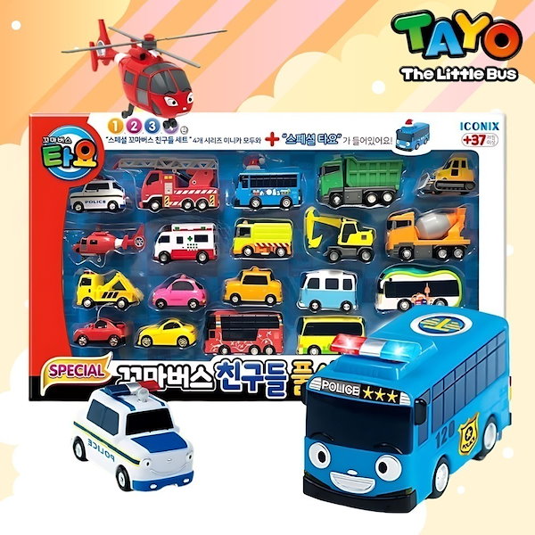 Qoo10] ICONIX 【正規品】ちびっこバス タヨ／ミニカー1
