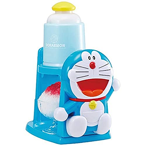 ドウシシャ かき氷器 電動 ドラえもん バラ氷対応 製氷カップ2個付き