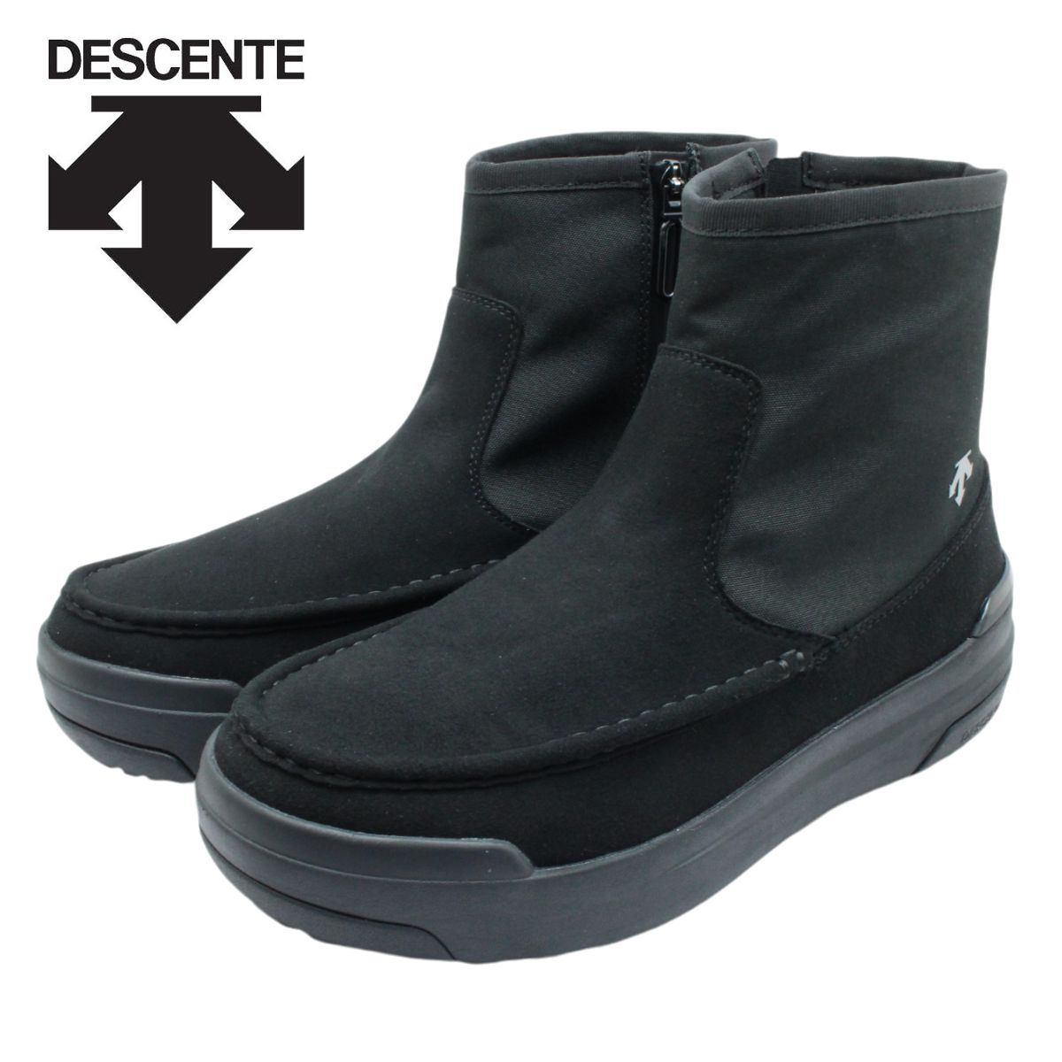 DESCENTE デサント ディートレース ウィンターブーツ スノーブーツ 防水 防寒 DU4FBT04UZ DTRACE MC HI スノーシューズ メンズ ブラック