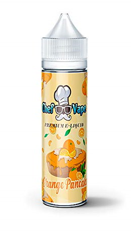電子タバコ リキッド Chef Vape Premium E-Liquid / 70% VG 30% PG (オレンジ・パンケーキ, 60ml)