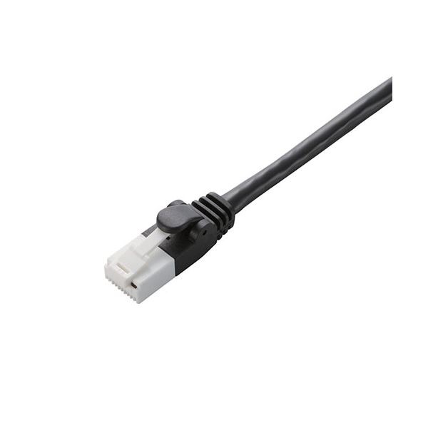 （まとめ） エレコム LANケーブル/CAT6対応/EU RoHS指令準拠/爪折れ防止/簡易パッケージ仕様/10m/ブラック LD-GPT/BK10/RS (×2セット)