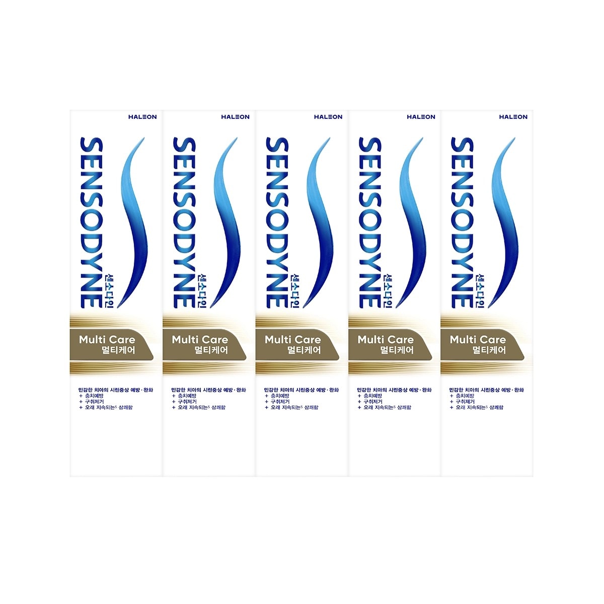 マルチケア 歯磨き粉 100g x 5個