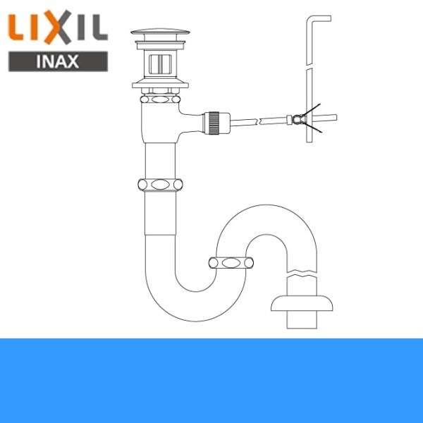 LF-270SALC ポップアップ式排水金具 呼び径32mm 床排水[]